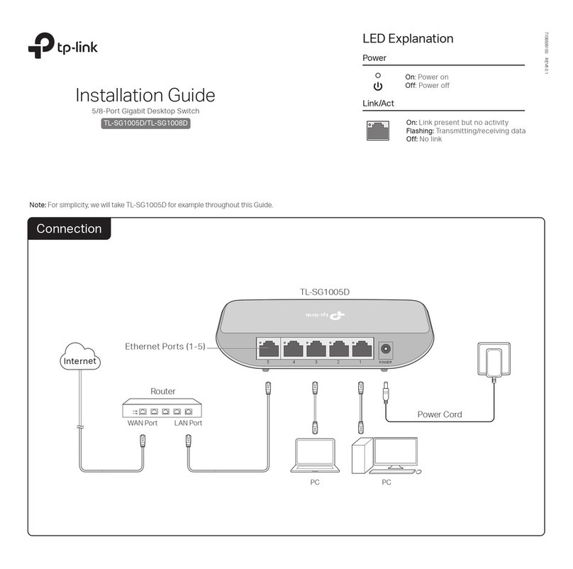 TP-Link TL-SG1005D installation guide