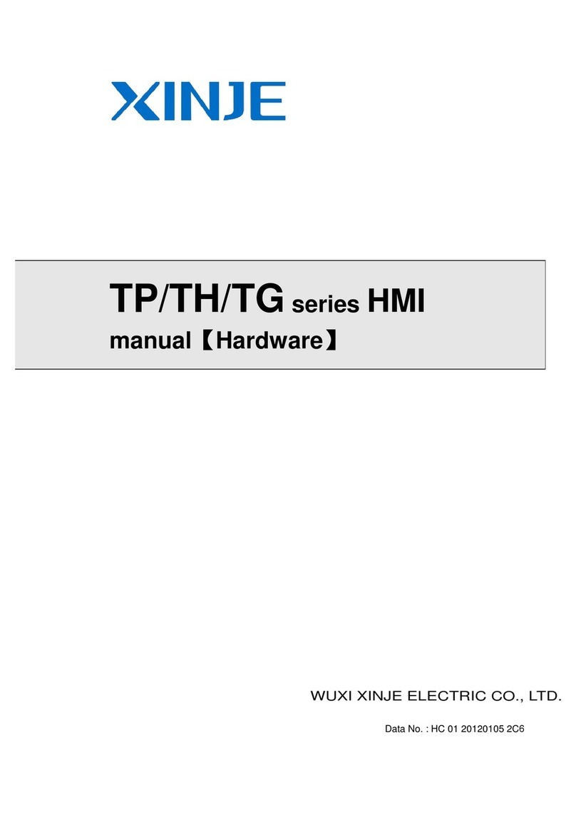 Xinje TP Series Hardware manual