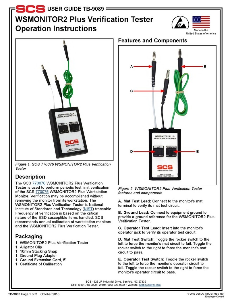 SCS WSMONITOR2 Plus User manual