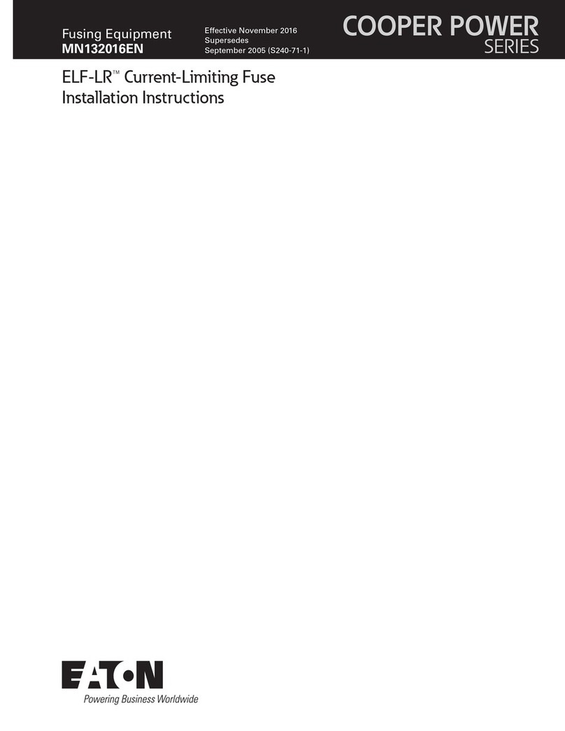 Eaton COOPER POWER SERIES User manual