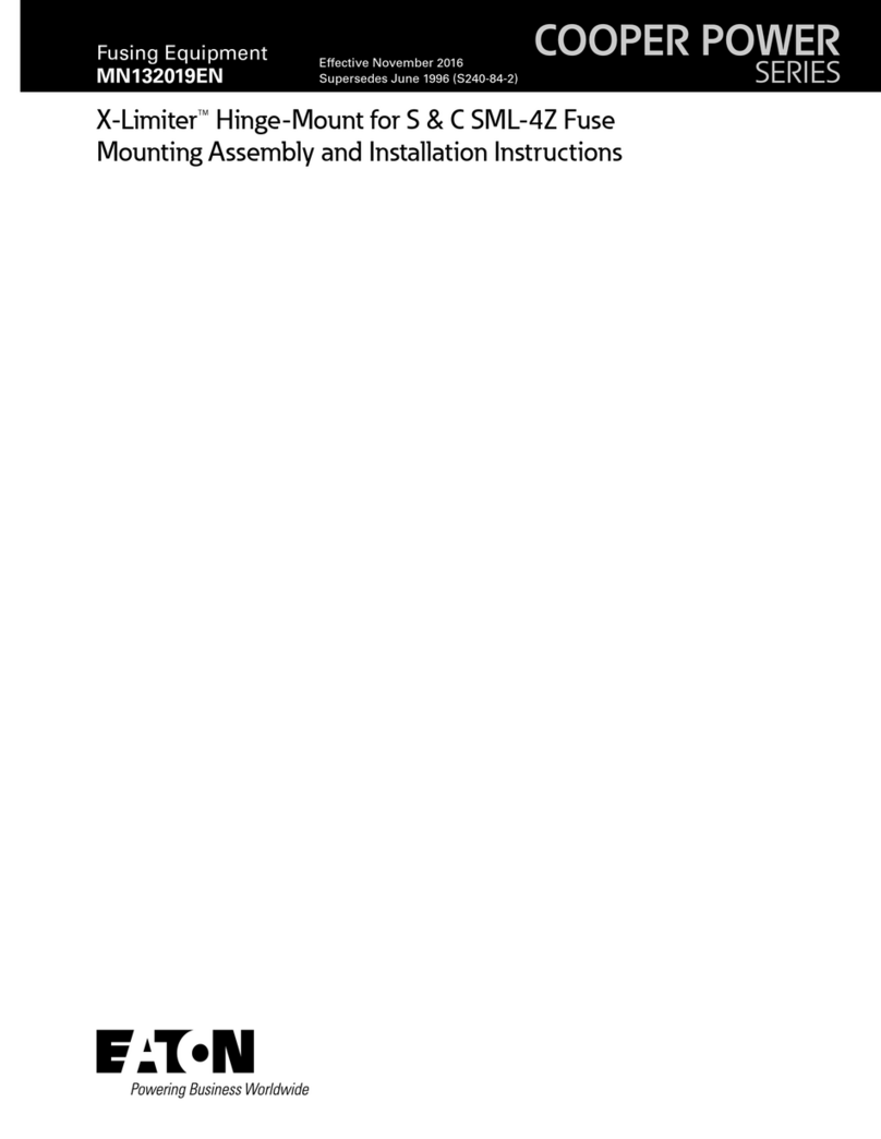 Eaton COOPER POWER SERIES Instruction manual