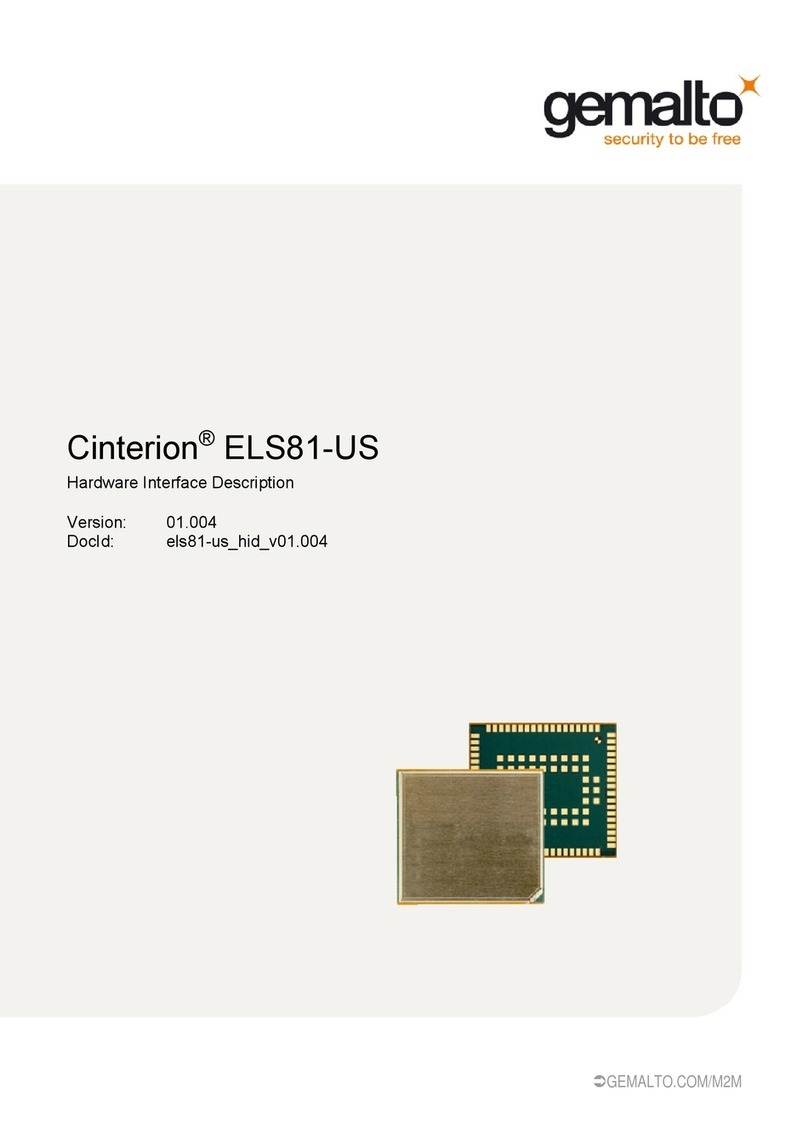Gemalto Cinterion ELS81-US User manual