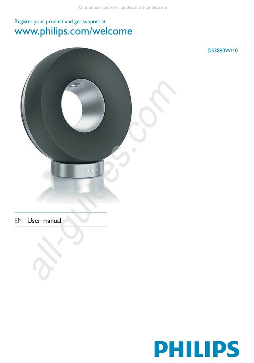 Philips Fidelio DS3880W/10 user manual