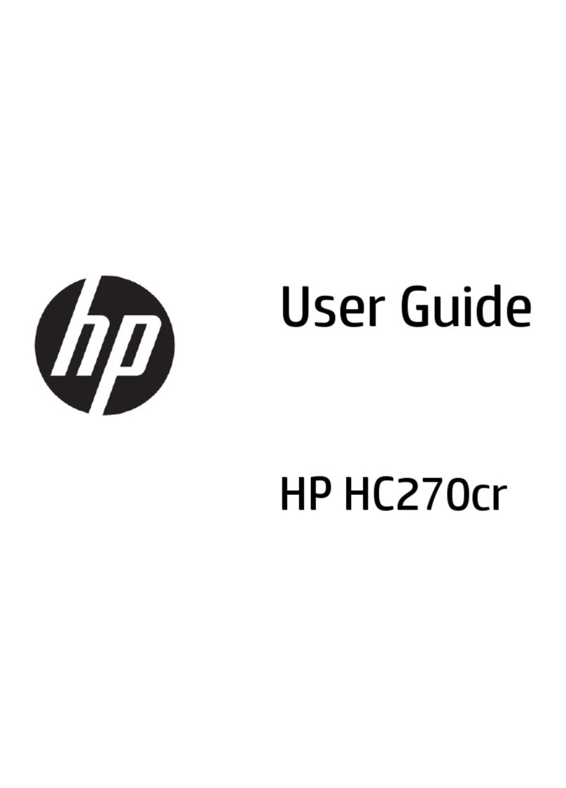 HP HC270cr User manual