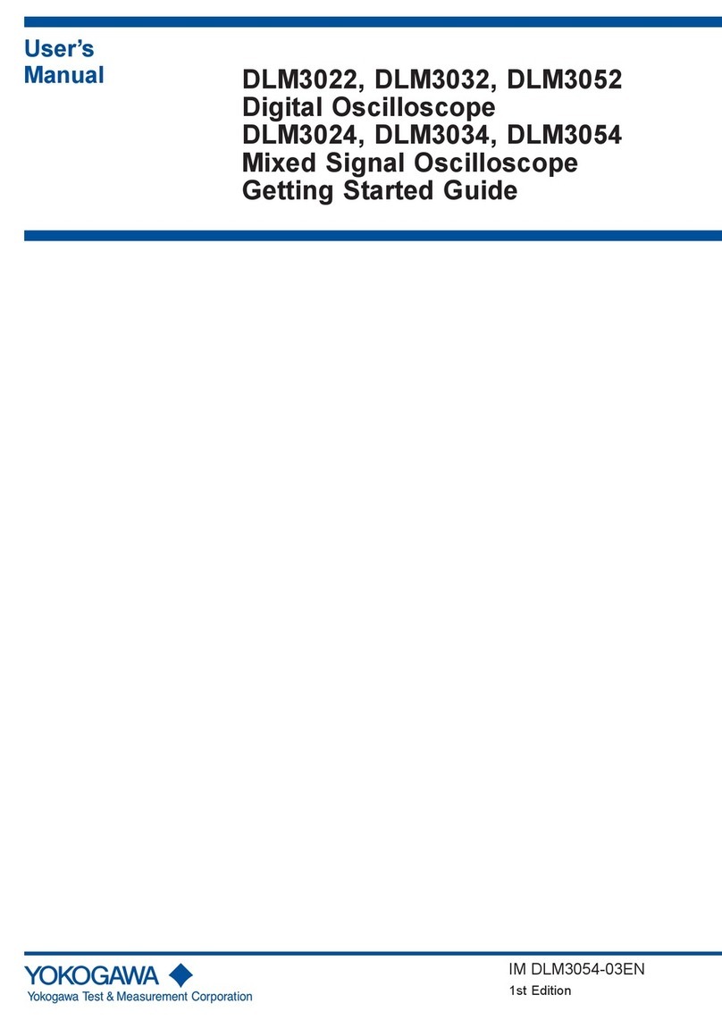 YOKOGAWA DLM3022 user manual