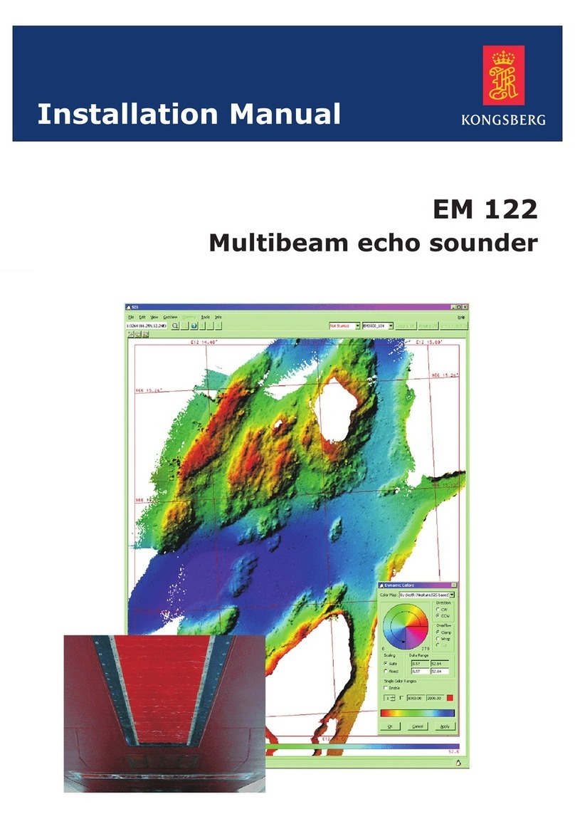 Kongsberg EM 122 User manual