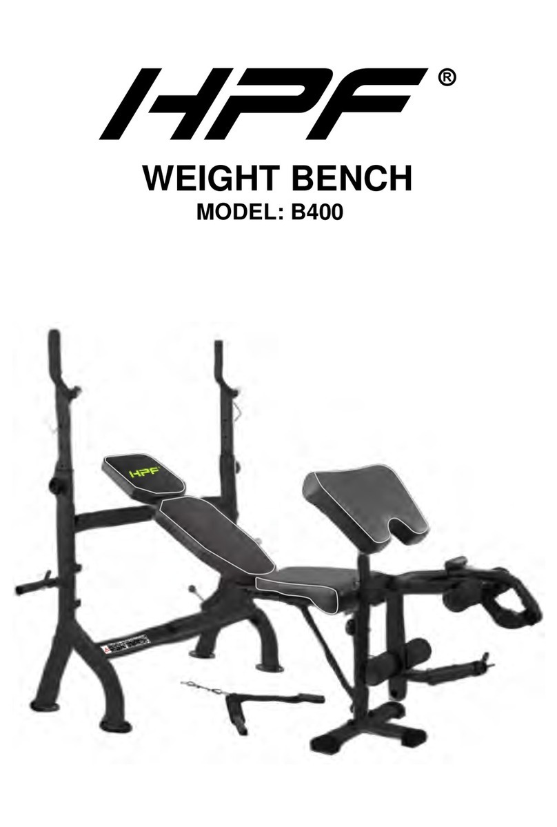 HPF B400 instruction manual