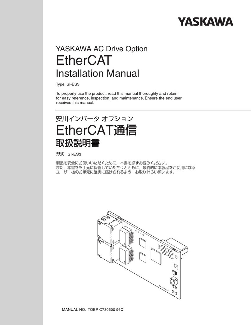 YASKAWA SI-ES3 User manual