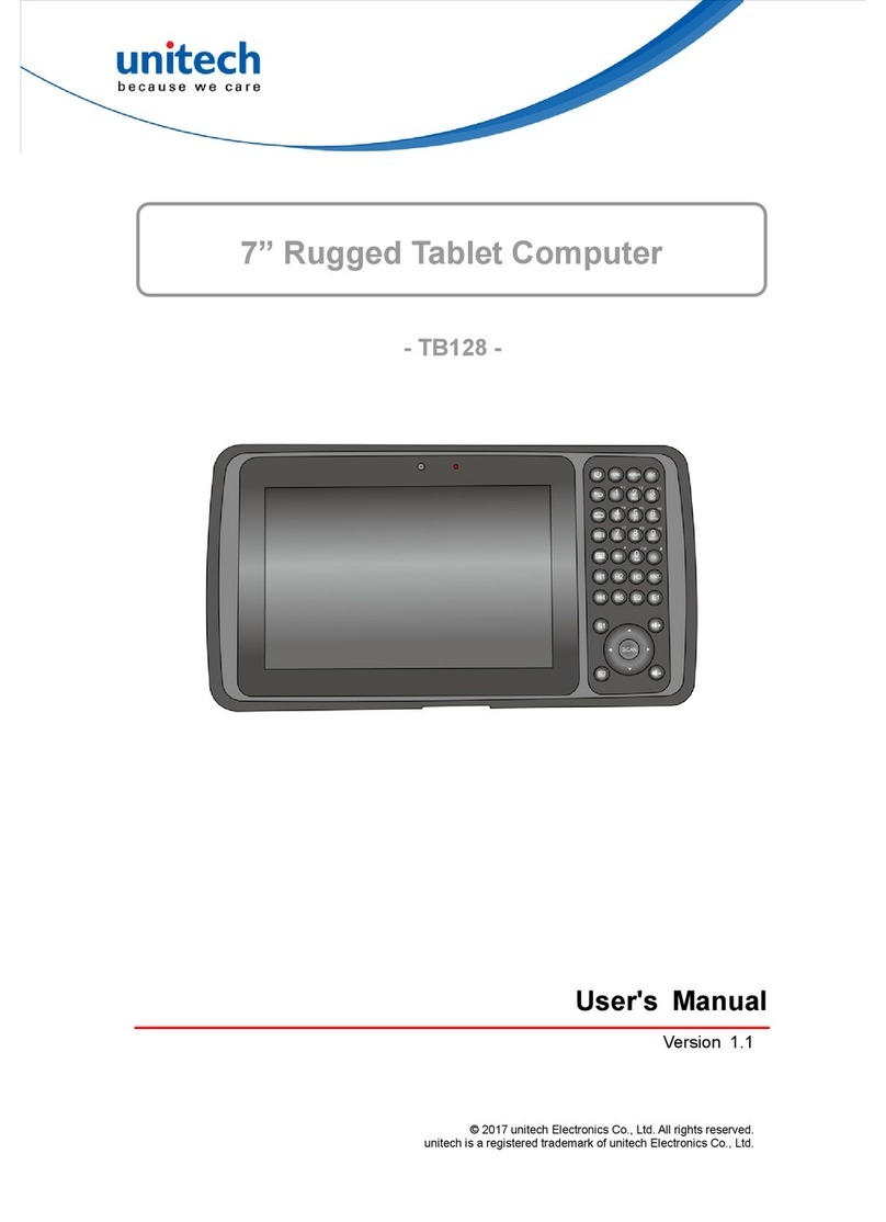 Unitech TB128 User manual Unitech TB128 User manual