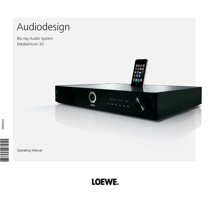 Loewe MediaVision 3D User manual