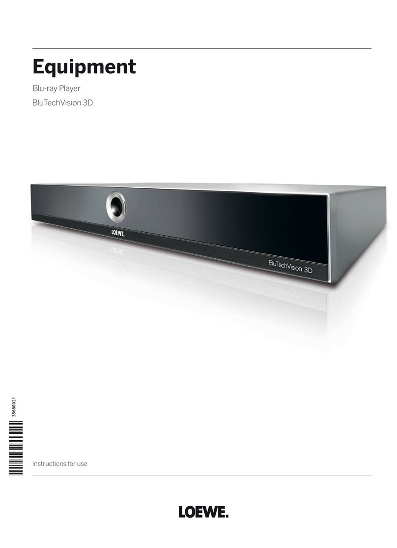 Loewe BluTechVision 3D Instructions for use