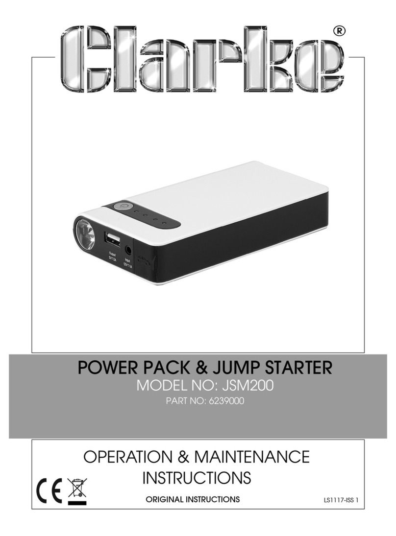 Clarke JSM200 Instruction Manual