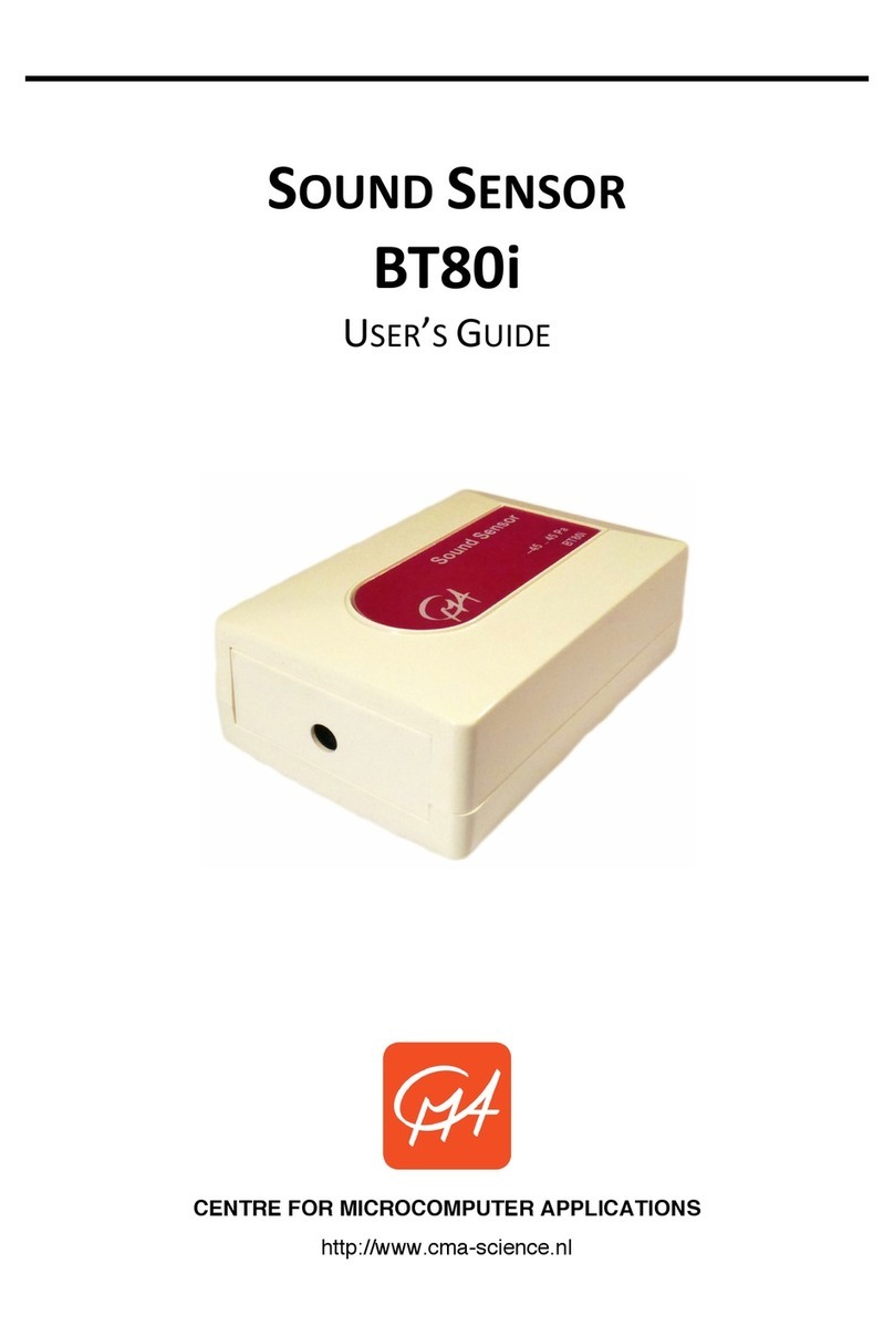 CMA Dishmachines SOUND SENSOR BT80i User manual