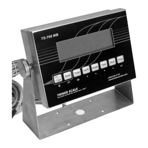 Triner Scale TS-700 Series User manual