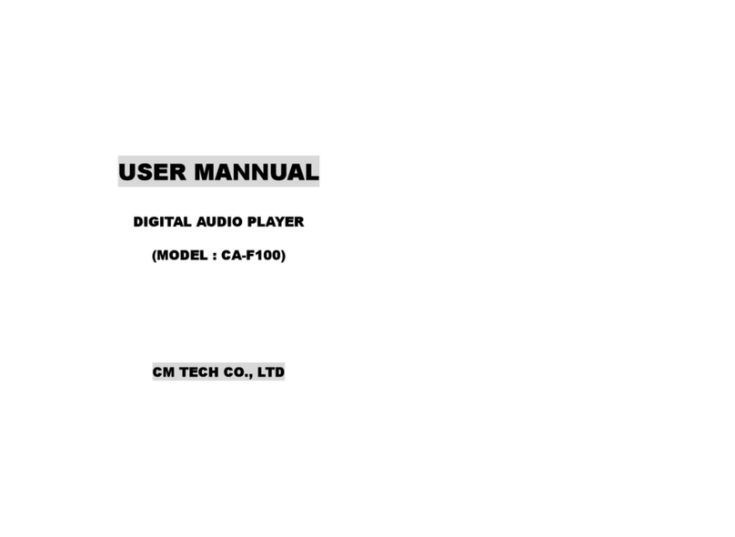 CMTech CA-F100 User manual