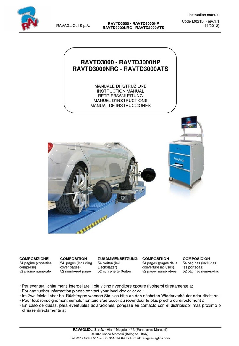 Ravaglioli RAVTD3000HP instruction manual