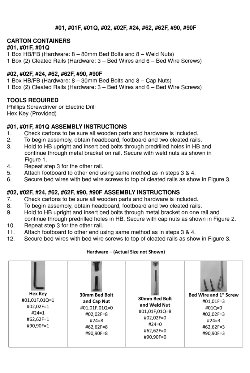 Pine Crafter Furniture 01 Assembly instructions Pine Crafter Furniture 01 Assembly instructions