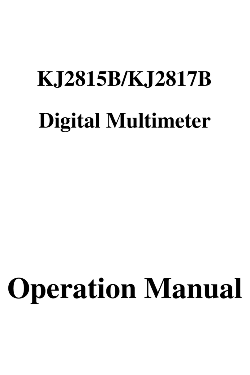 Shenzhen Kejie Instrument Co., Ltd. KJ2815B Operation manual Shenzhen Kejie Instrument Co., Ltd. KJ2815B Operation manual