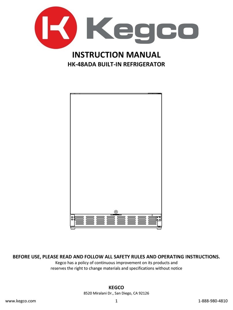 Kegco HK-48ADA instruction manual