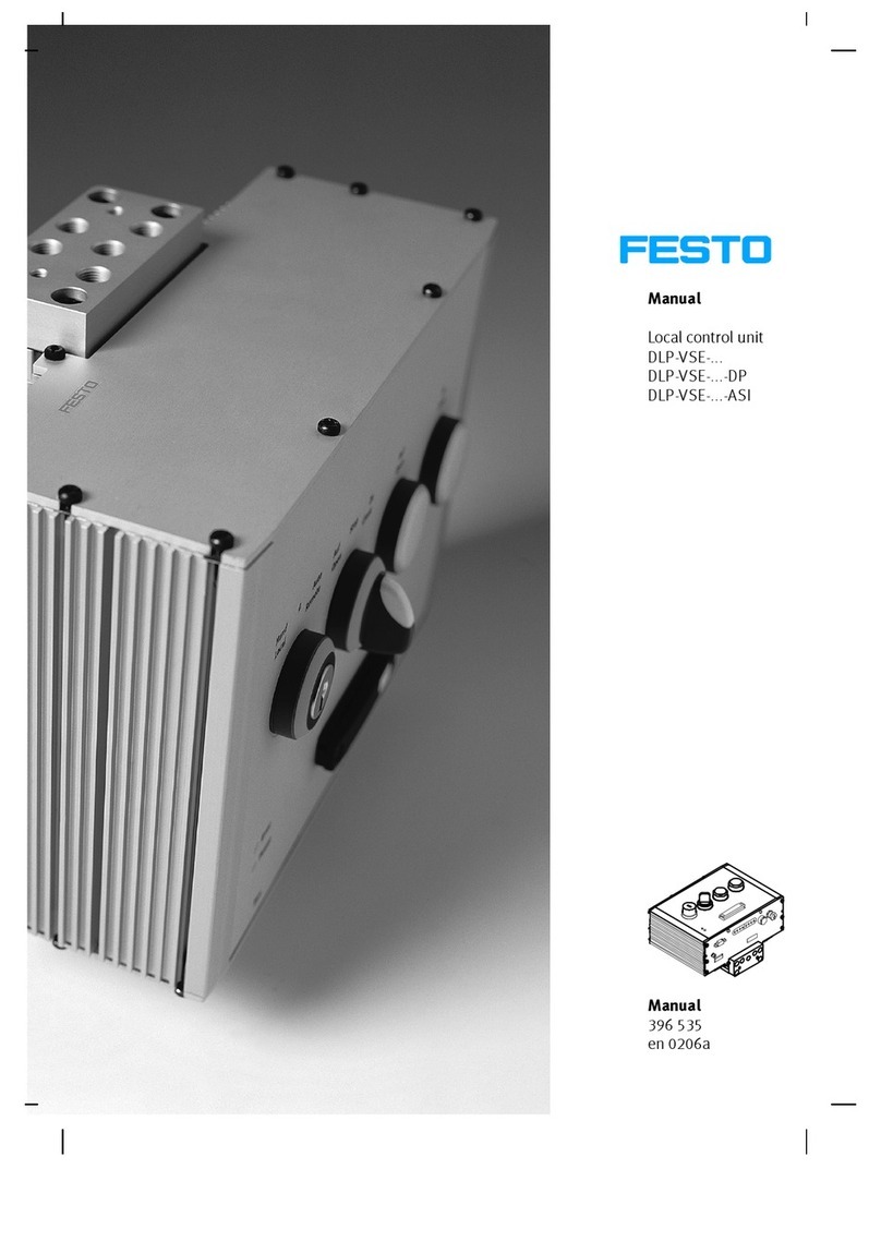 Festo DLP-VSE-x-ASI eries User manual Festo DLP-VSE-x-ASI eries User manual