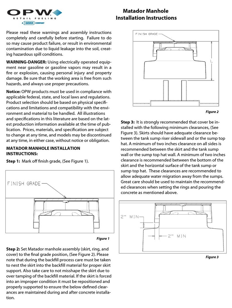 OPW Matador installation instructions