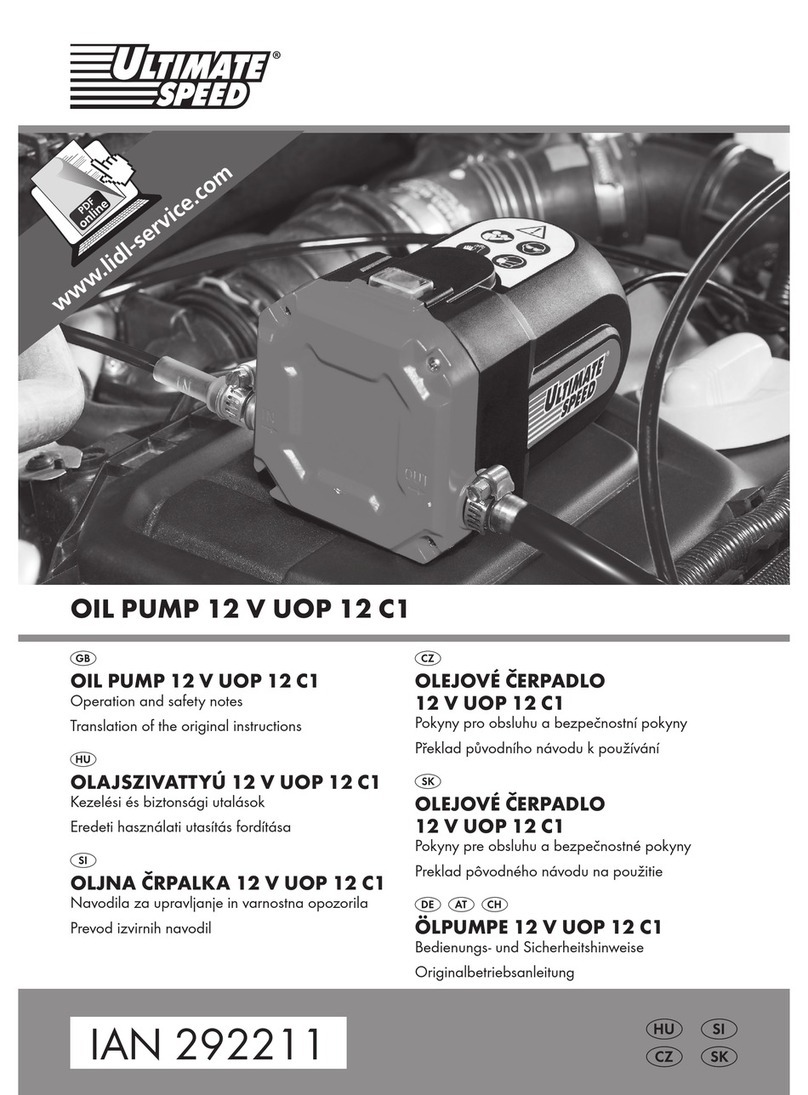 ULTIMATE SPEED 12 V UOP 12 C1 Operation and safety notes