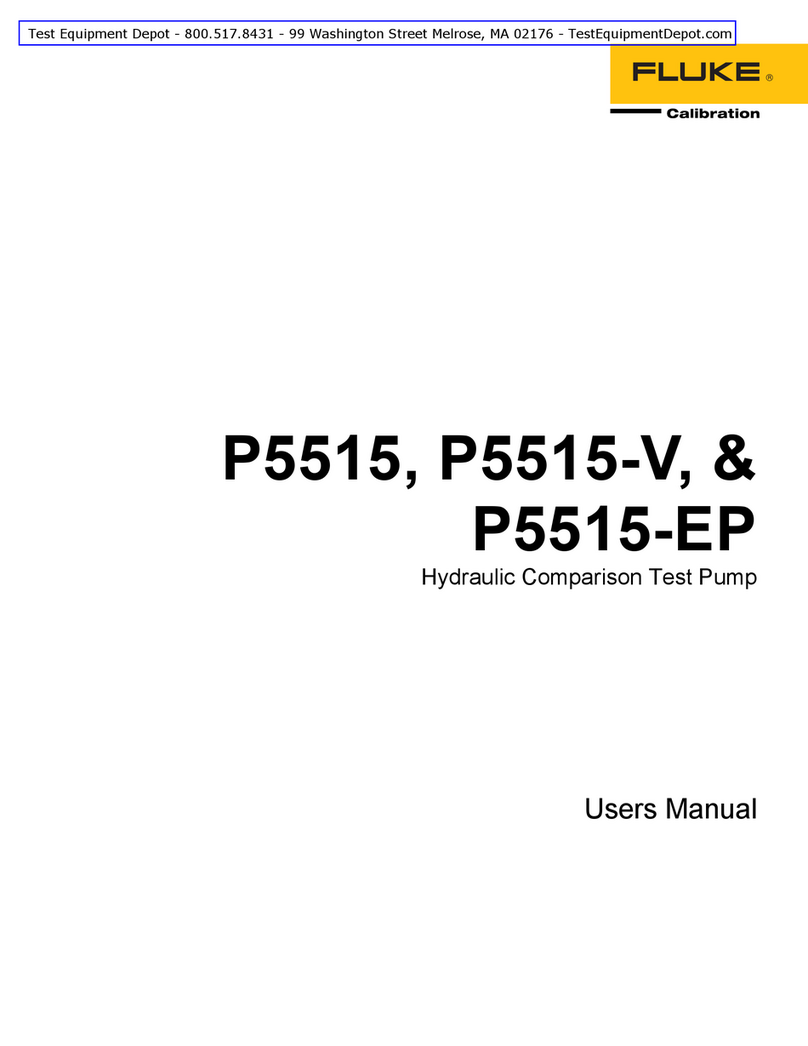 Fluke Calibration P5515 user manual