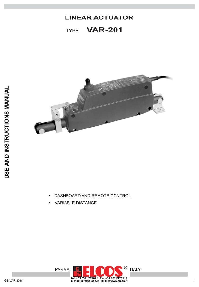 ELCOS VAR-201 User manual