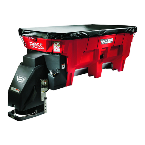 Boss Snowplow VBX 6500 owner's manual