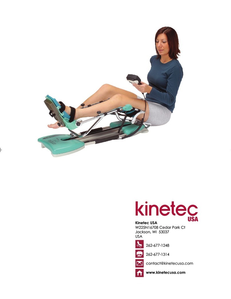 Kinetec Spectra Essential Quick start manual