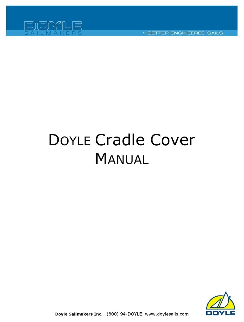 Doyle Sailmakers Cradle Cover User manual