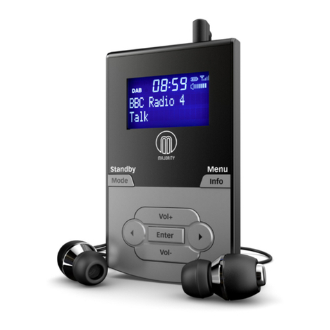 MAJORITY CB1A-DAB-BLK Petersfield Manual