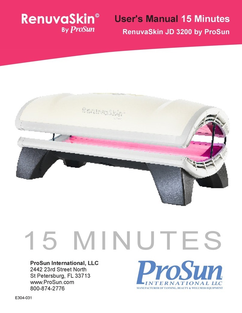 ProSun RenuvaSkin JD 3200 User manual