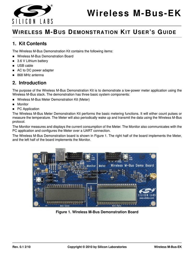 Silicon Laboratories Wireless M-Bus-EK User manual