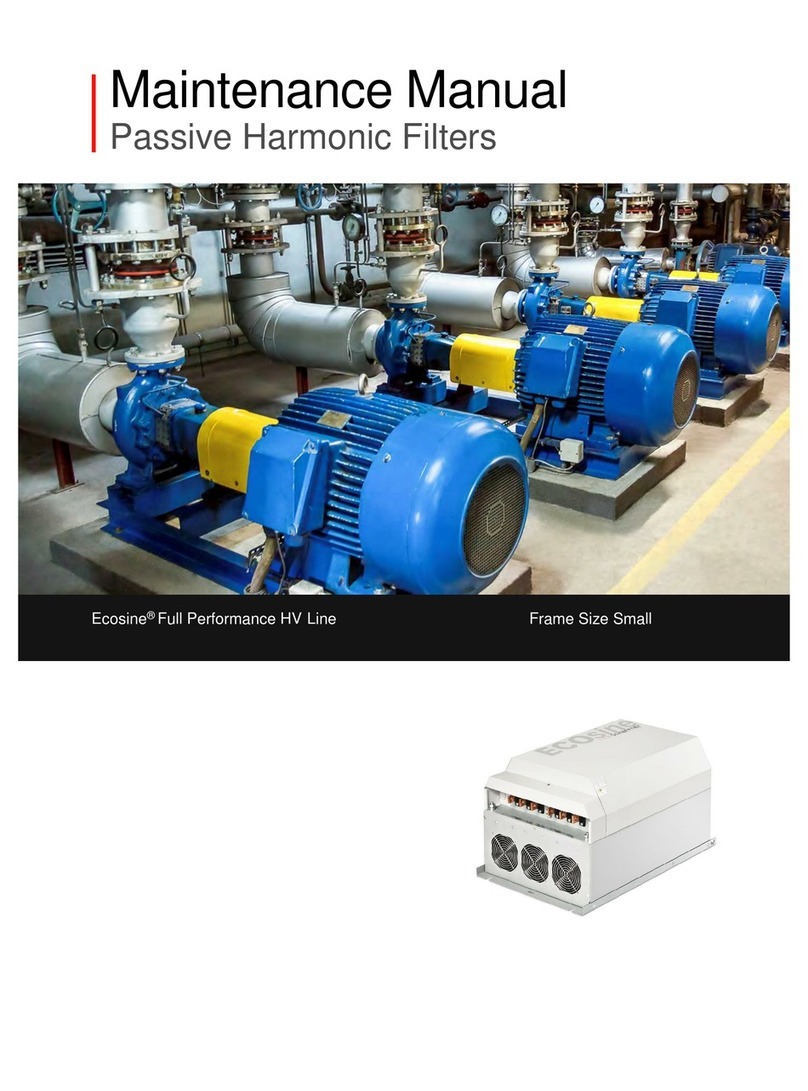 Schaffner Ecosine FN34 Series User manual