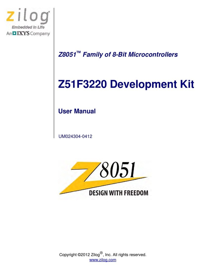 ZiLOG Z8051 Series User manual