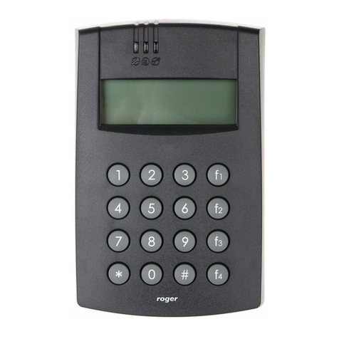 Roger PR602LCD-DT-I User manual