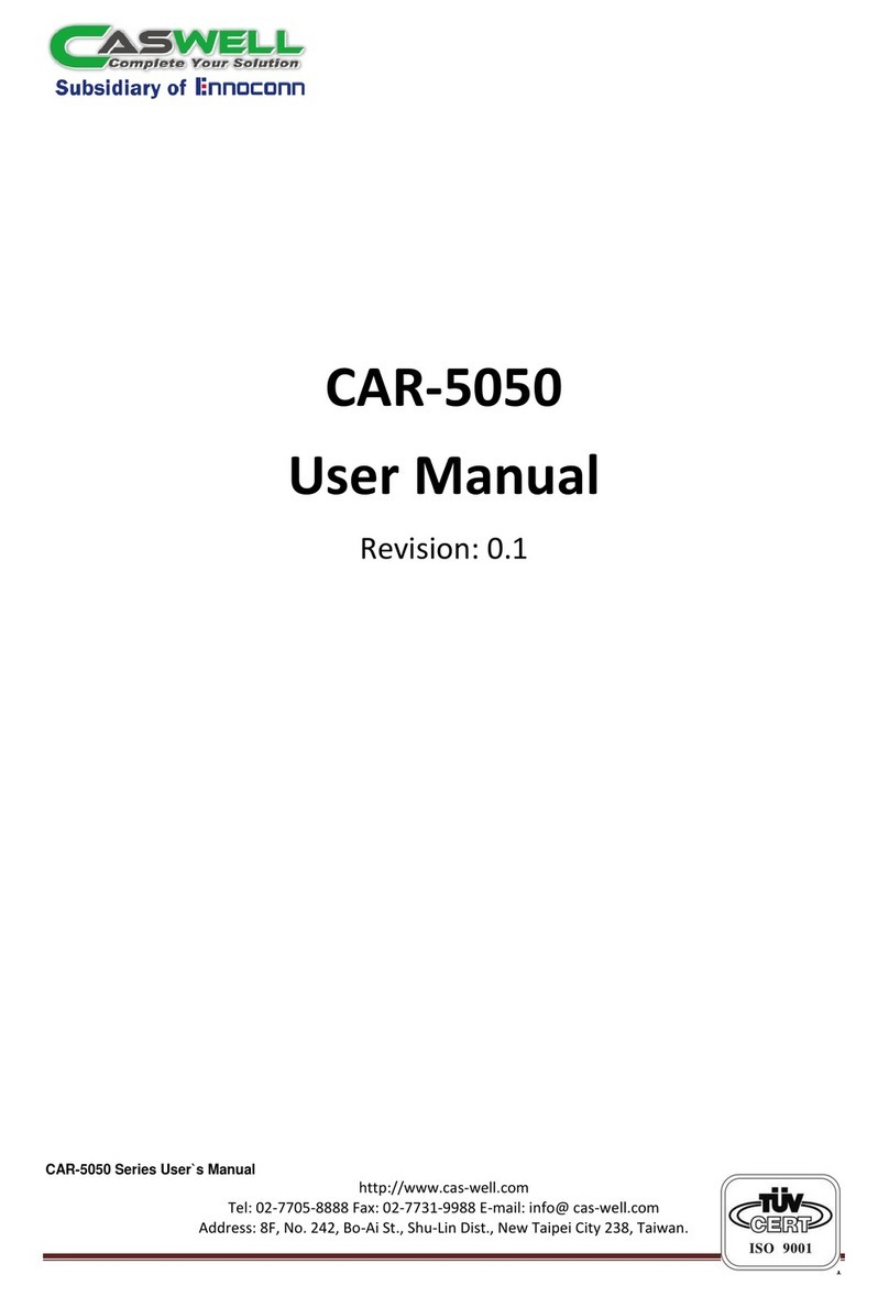 Caswell CAR-5050 user manual