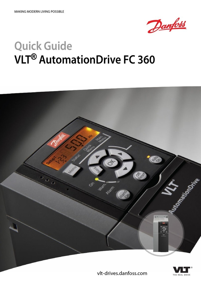 Danfoss VLT AutomationDrive FC 360 User manual Danfoss VLT AutomationDrive FC 360 User manual