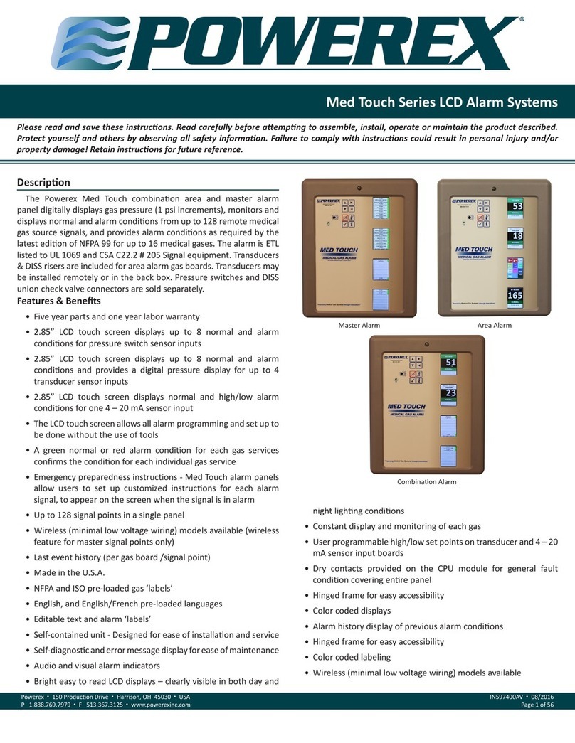 Powerex Med Touch Series manual
