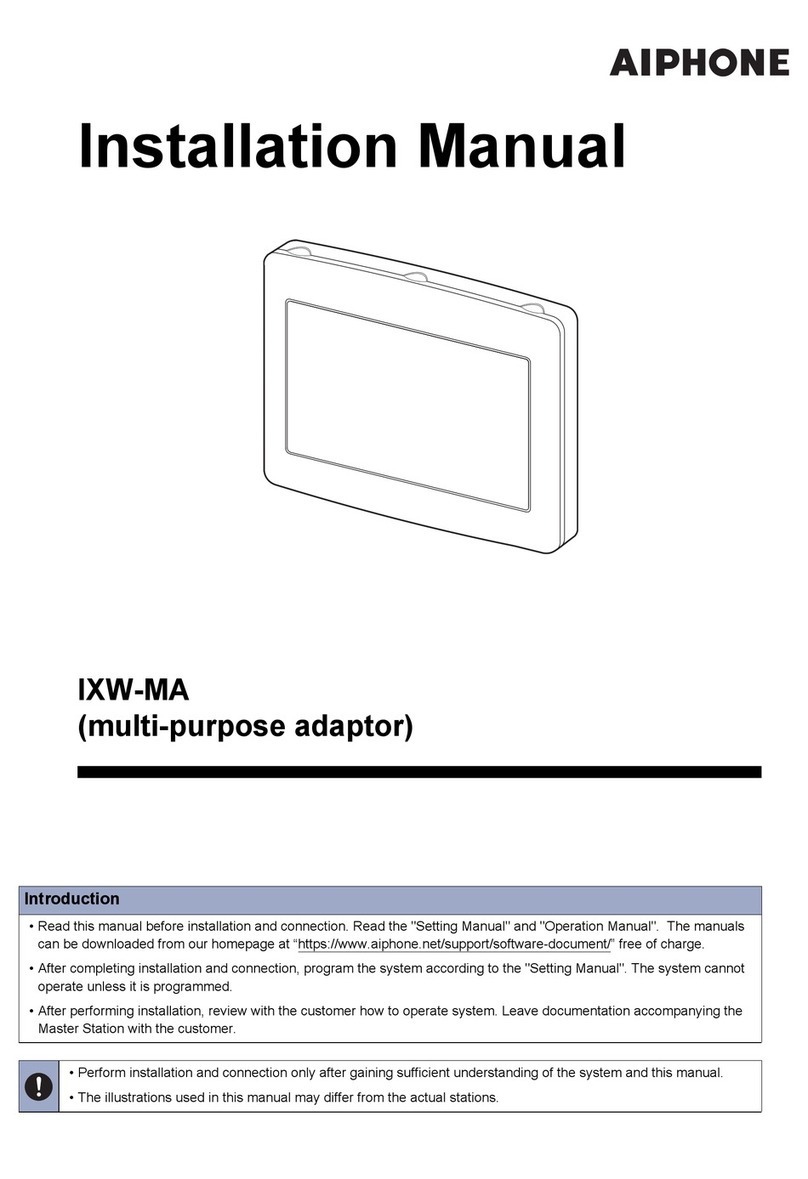 Aiphone IXW-MA User manual