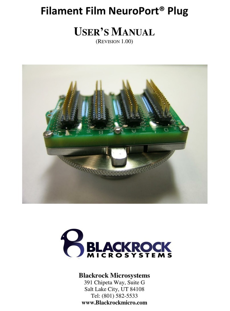 Blackrock Microsystems NeuroPort 6221 user manual