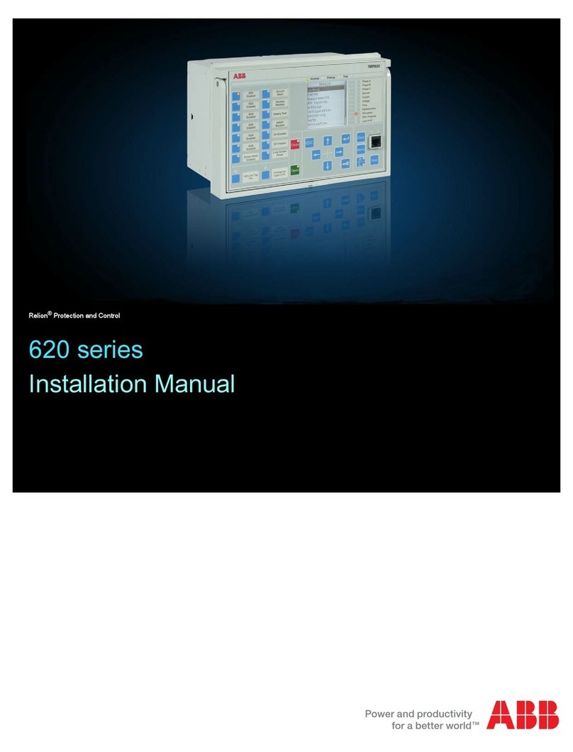 ABB Relion 620 Series User manual