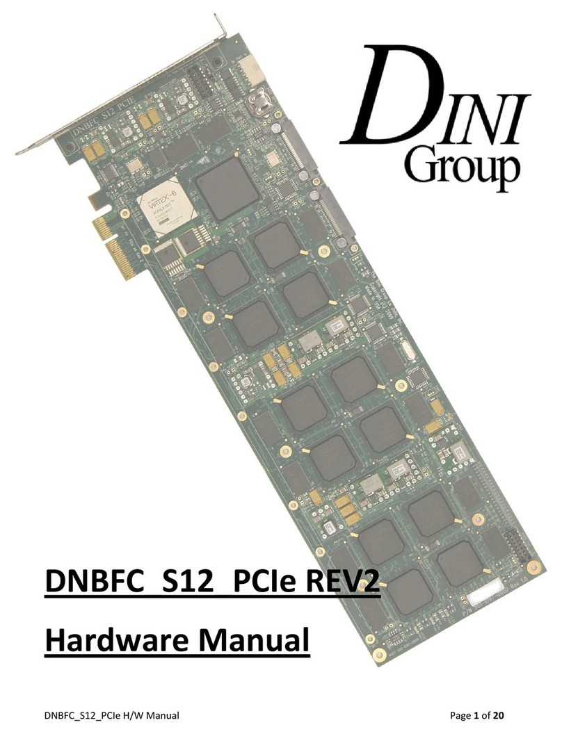 Dini Group DNBFC_S12_PCIe Hardware manual Dini Group DNBFC_S12_PCIe Hardware manual