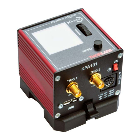 THORLABS KPA101 User manual