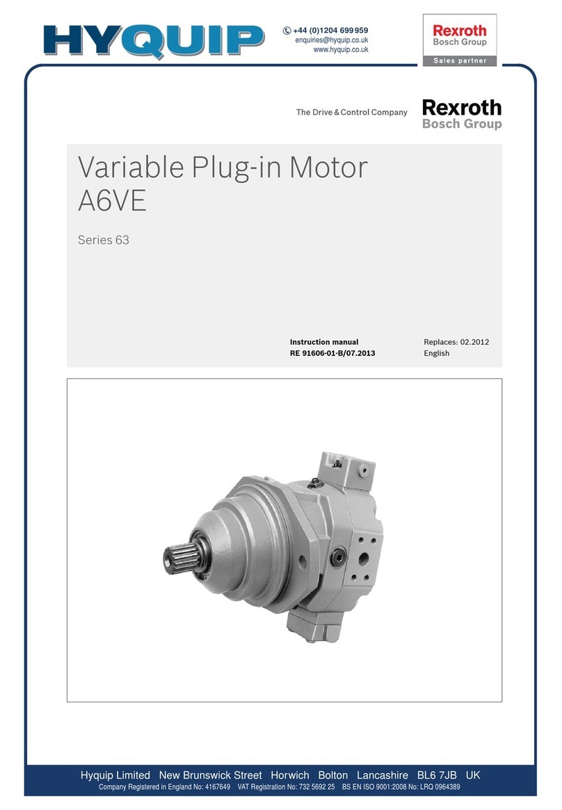 REXROTH HyQuip 63 Series instruction manual