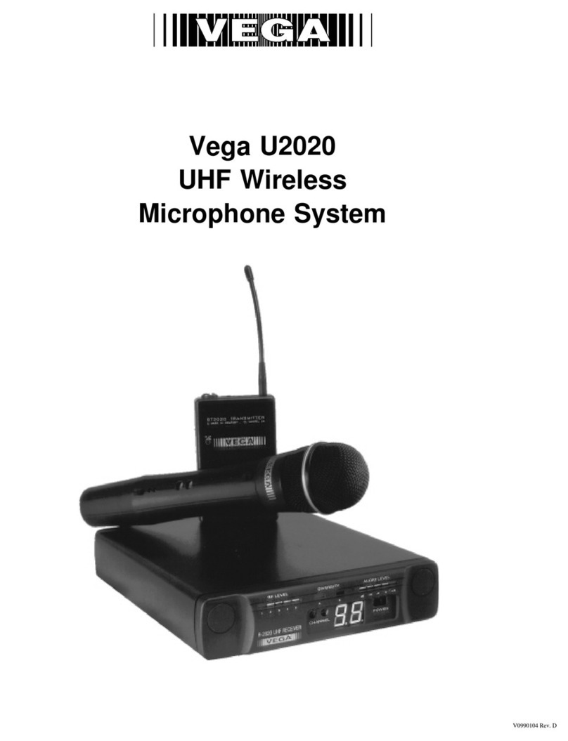 Vega U2020 User manual