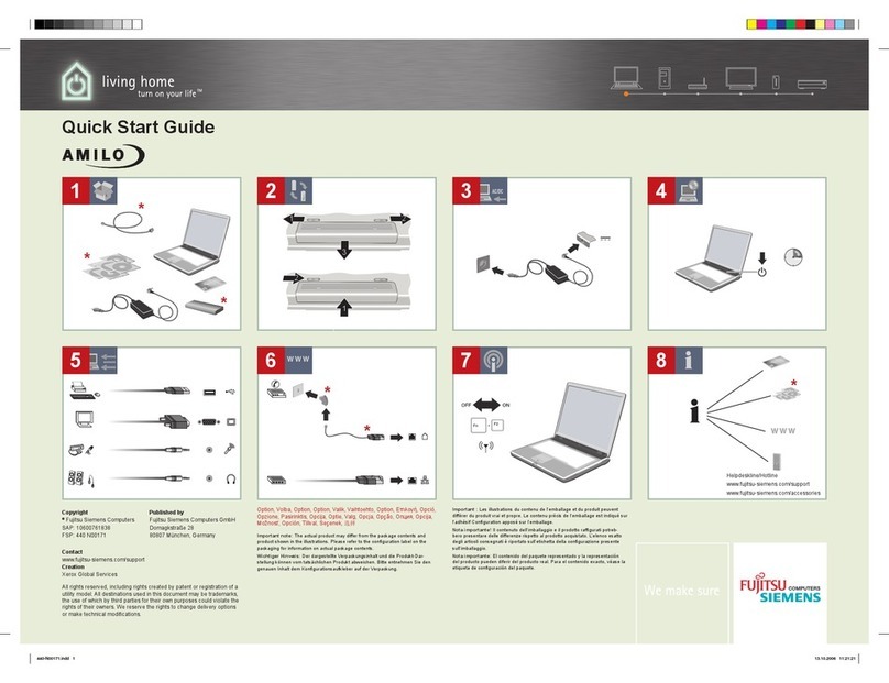 Fujitsu AMILO Li1705 User manual