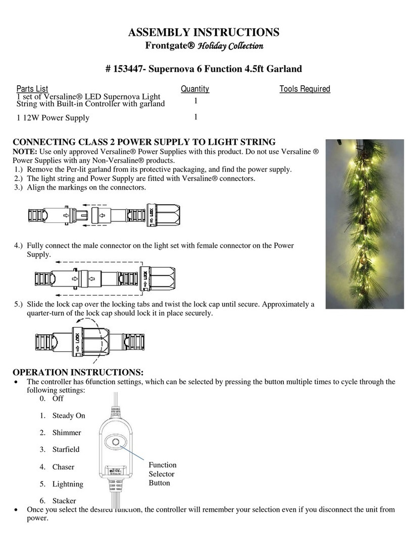 Frontgate 153447 Assembly instructions