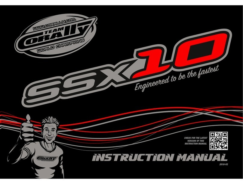 Team Corally SSX10 instruction manual